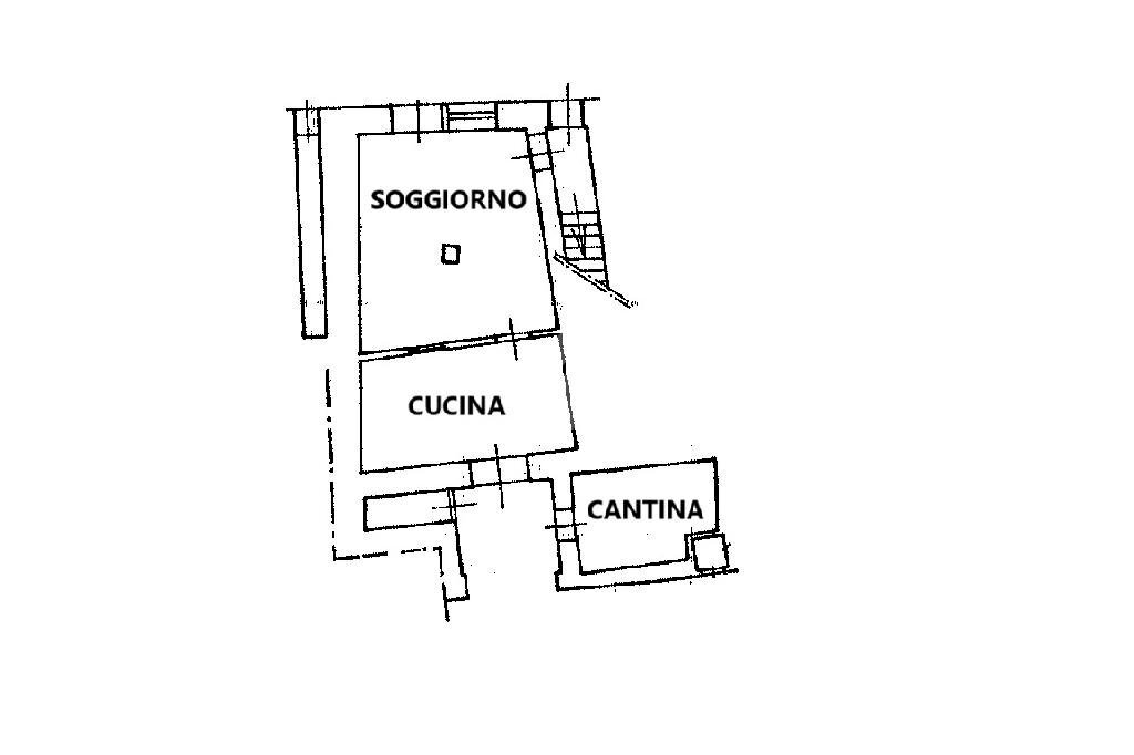 Semi-detached house Via Mazzini, Sanfront - floor plans 1