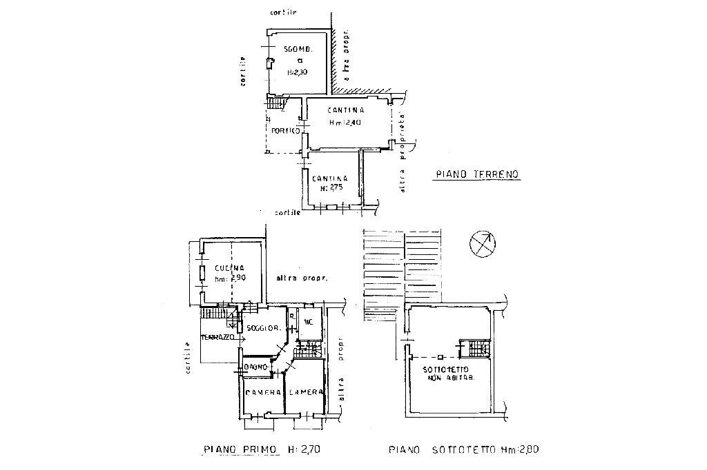 Casa semi indipendente Località moglia, Moncucco Torinese - planimetria 1