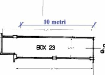 Planimetria - Box via Ermes Bazzanini, Venaria Reale - foto 5