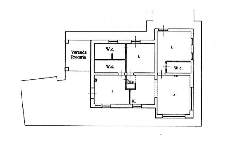 Rustico Contrada Serranova, Carovigno - planimetria 1