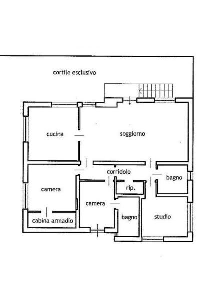 Appartamento via Andrea Corsini, Pino Torinese - planimetria 1