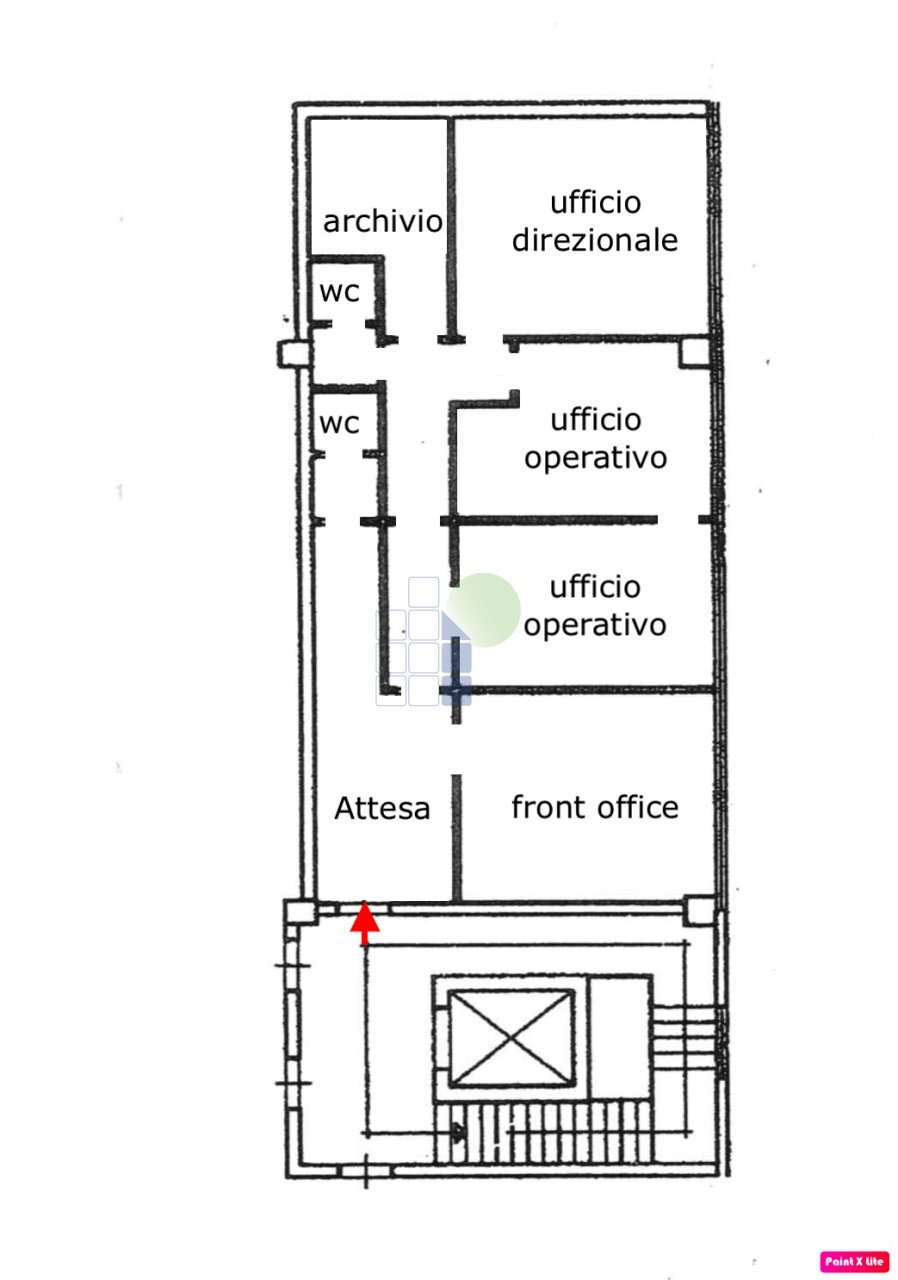 planimetria - Office Via dell' Artigianato 11, Livorno - floor plans 1