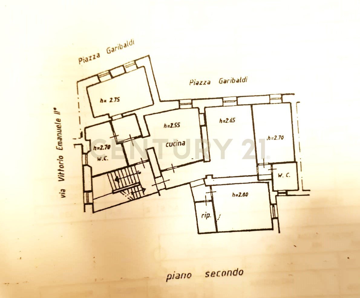 Apartment via Vittorio Emanuele III 3, Scansano - floor plans 1