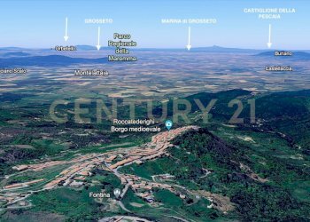 veduta aerea della posizione di Roccatederighi - Appartamento Roccastrada - foto 24