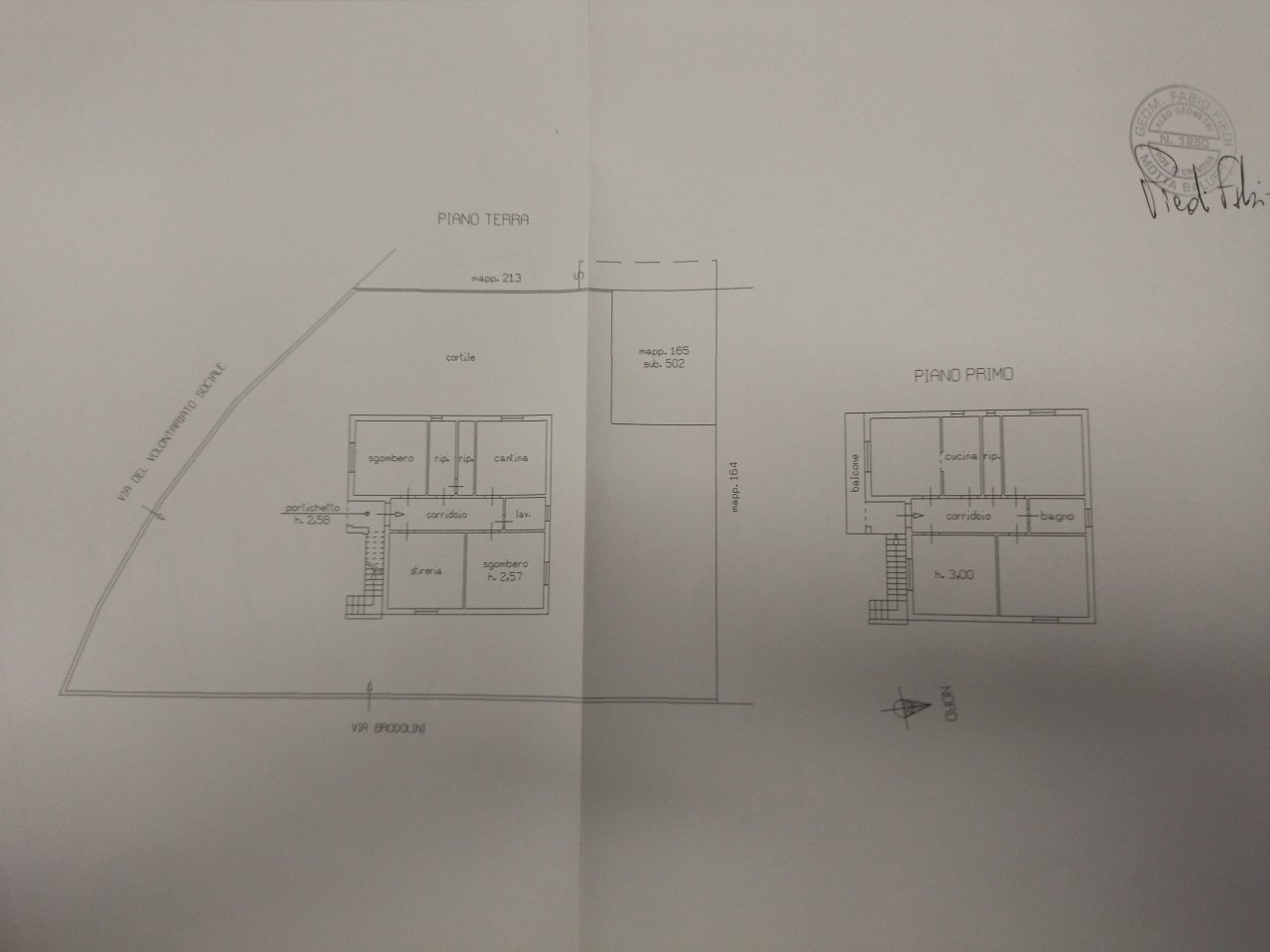 IMG_20241114_162921.jpg - Villa VIA BRODOLINI 1, Martignana di Po - planimetria 1