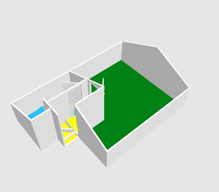Four-room apartment Via Montorsoli, Genova (neighborhood Voltri) - floor plans 1