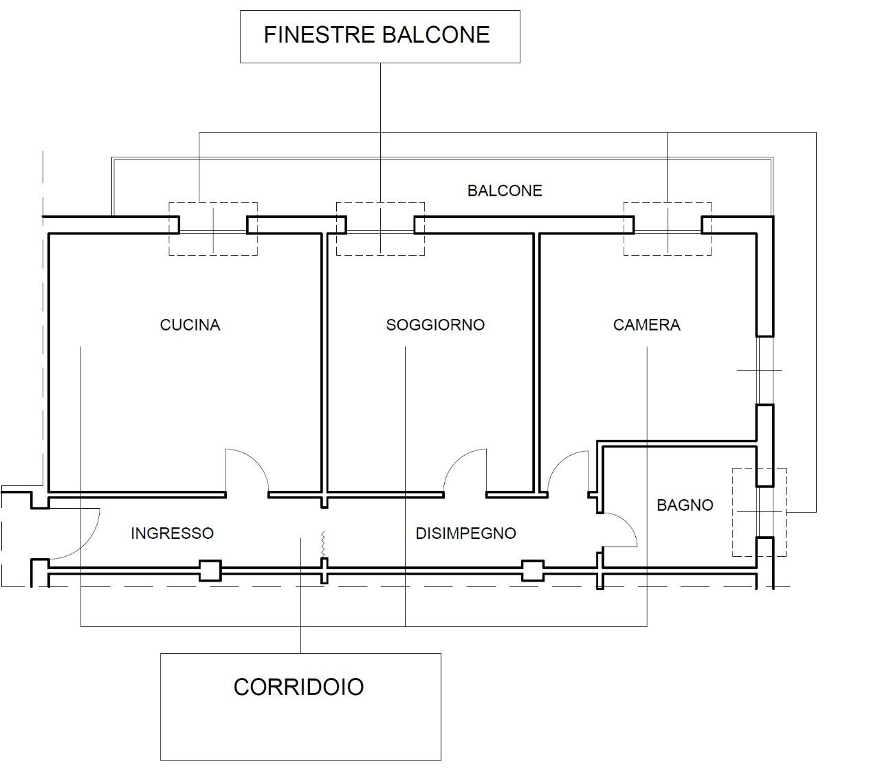 Appartamento Loiano - planimetria 1