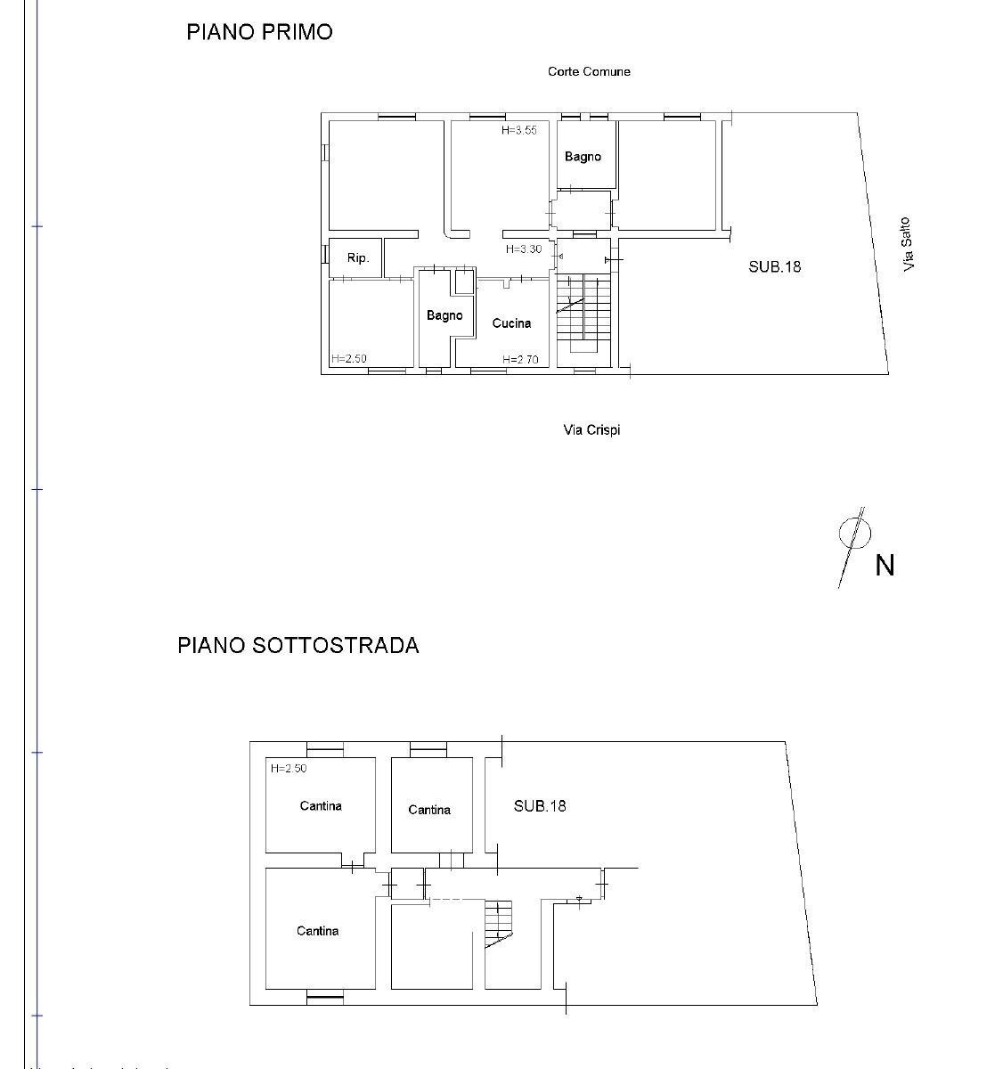 Quadrilocale via Francesco Crispi, 32, Avezzano - planimetria 1