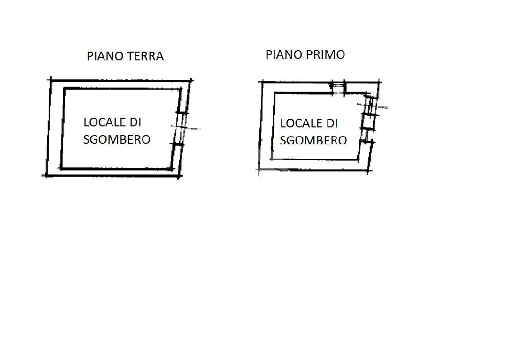 Rustico Frazione Oneglie, Sagliano Micca - planimetria 1