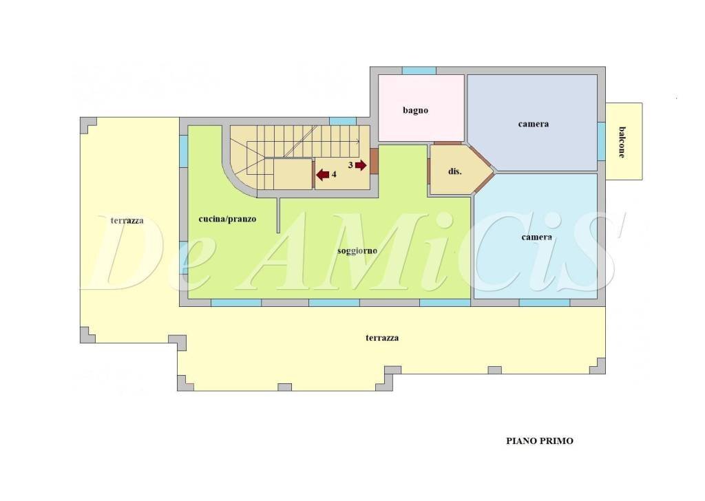 Planimetria - Terreno edificabile Bordighera - foto 3