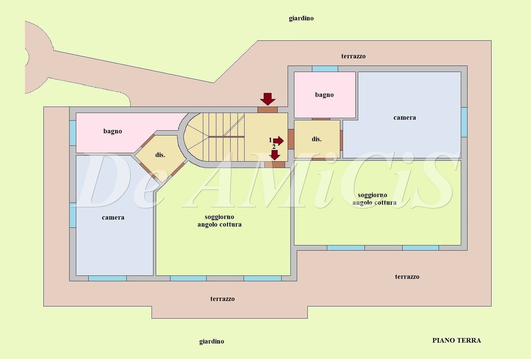 Terreno edificabile Bordighera - planimetria 1