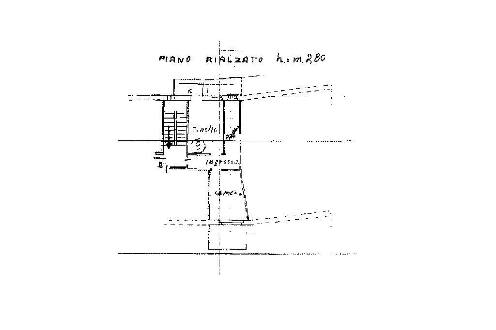 Two-room apartment Via Europa, Rubiana - floor plans 1