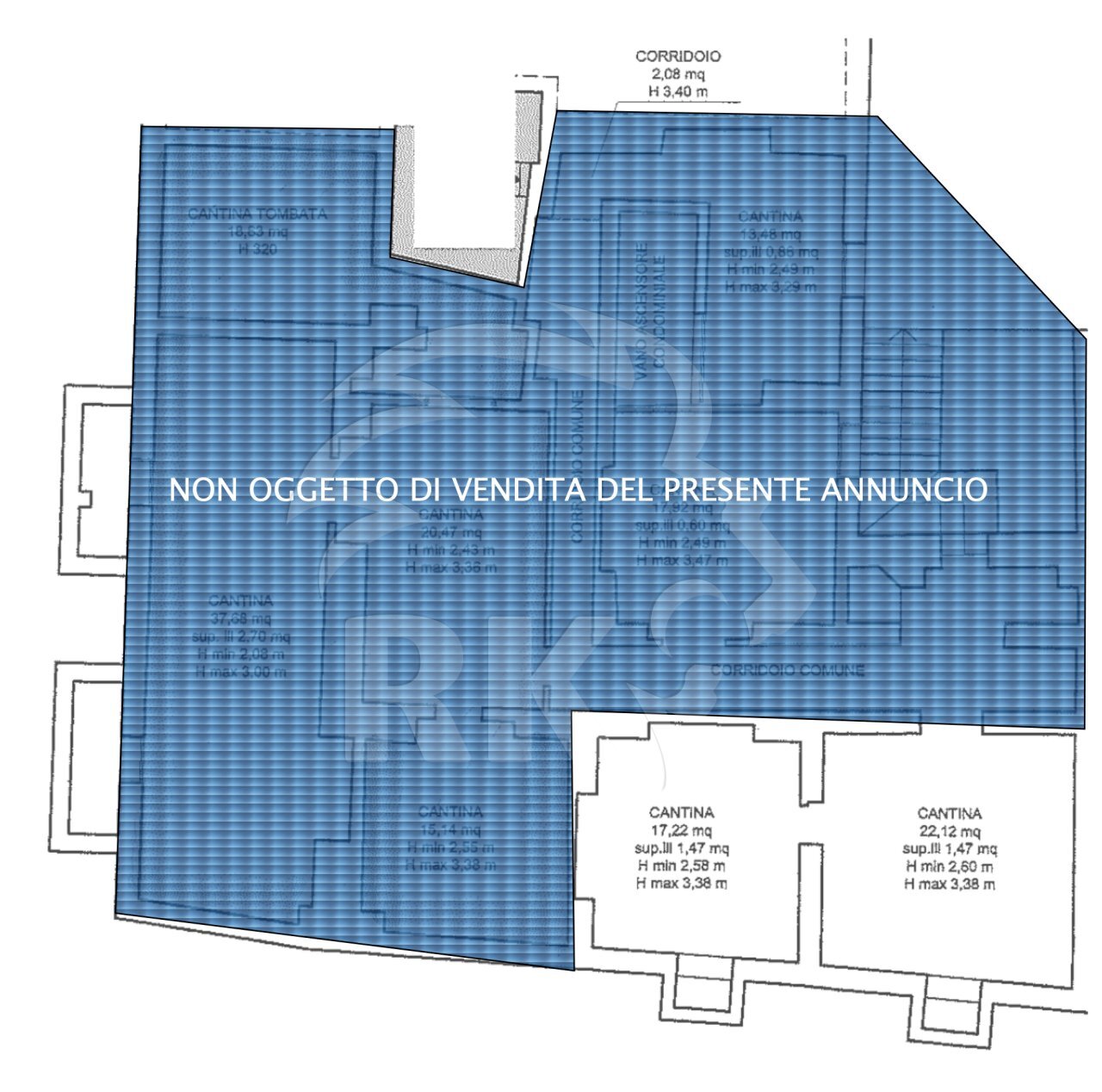 planimetria - Magazzino Via dell'Indipendenza  67, Bologna - planimetria 1
