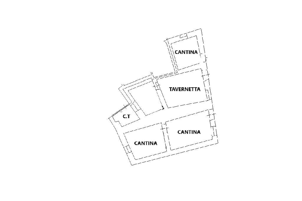 Casa semi indipendente Via Ruata Canali, Rifreddo - planimetria 1