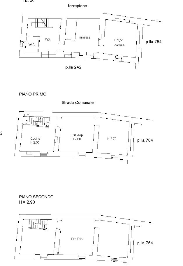 Casa indipendente via Oro, 15, frazione Indiprete, Castelpetroso - planimetria 1