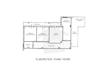 Planimetria - Quadrilocale via La Pastora, Coriano - foto 17