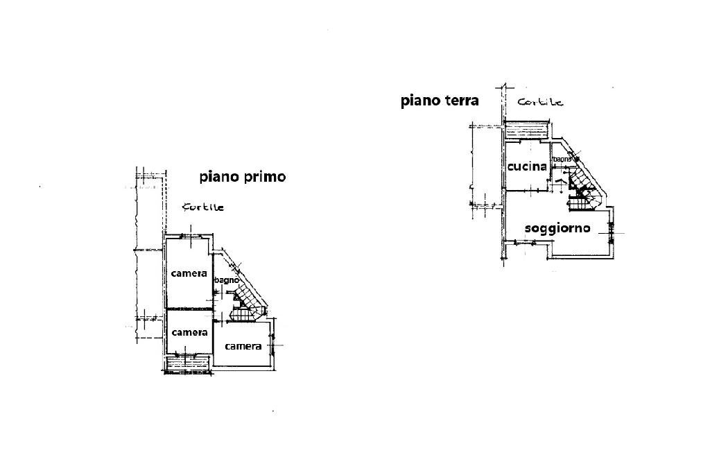 Terraced Villa Via San Domenico Savio, Castelnuovo Don Bosco - floor plans 1