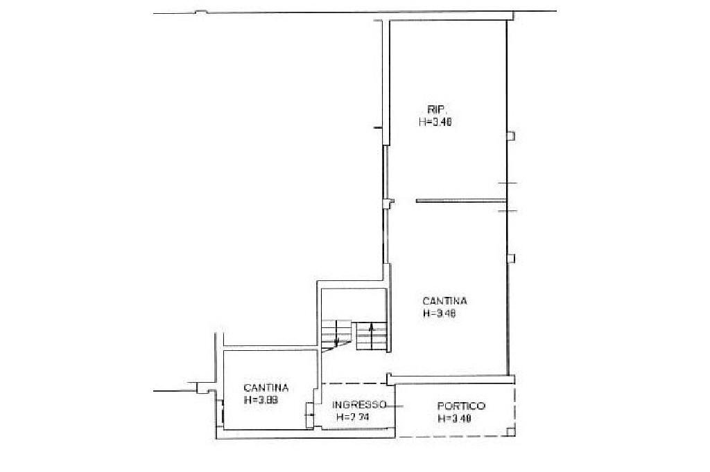 Independent house Via Giuseppe Saragat, Baricella - floor plans 1
