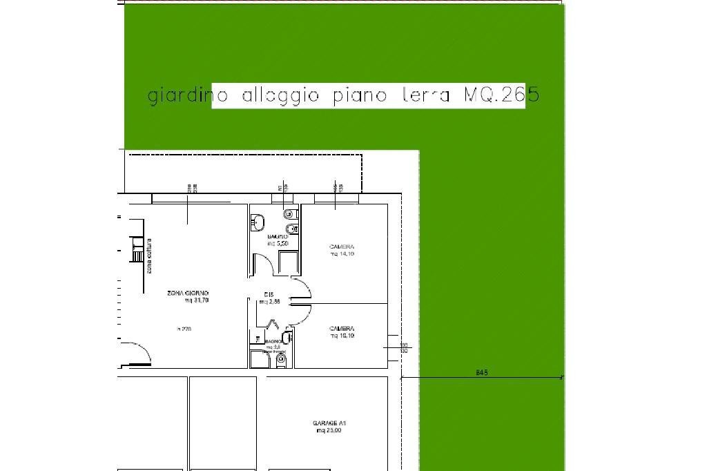 Trilocale Via A.F. Boschetti, San Cesario sul Panaro - planimetria 1
