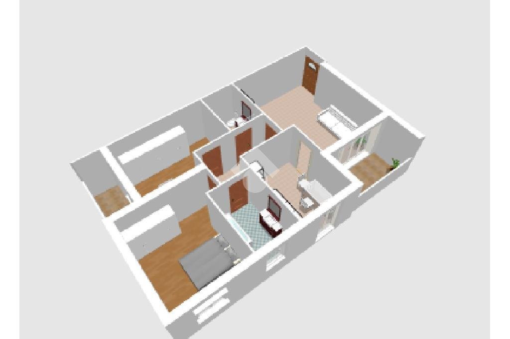 Trilocale Via Leonardo da Vinci, Sedriano - planimetria 1