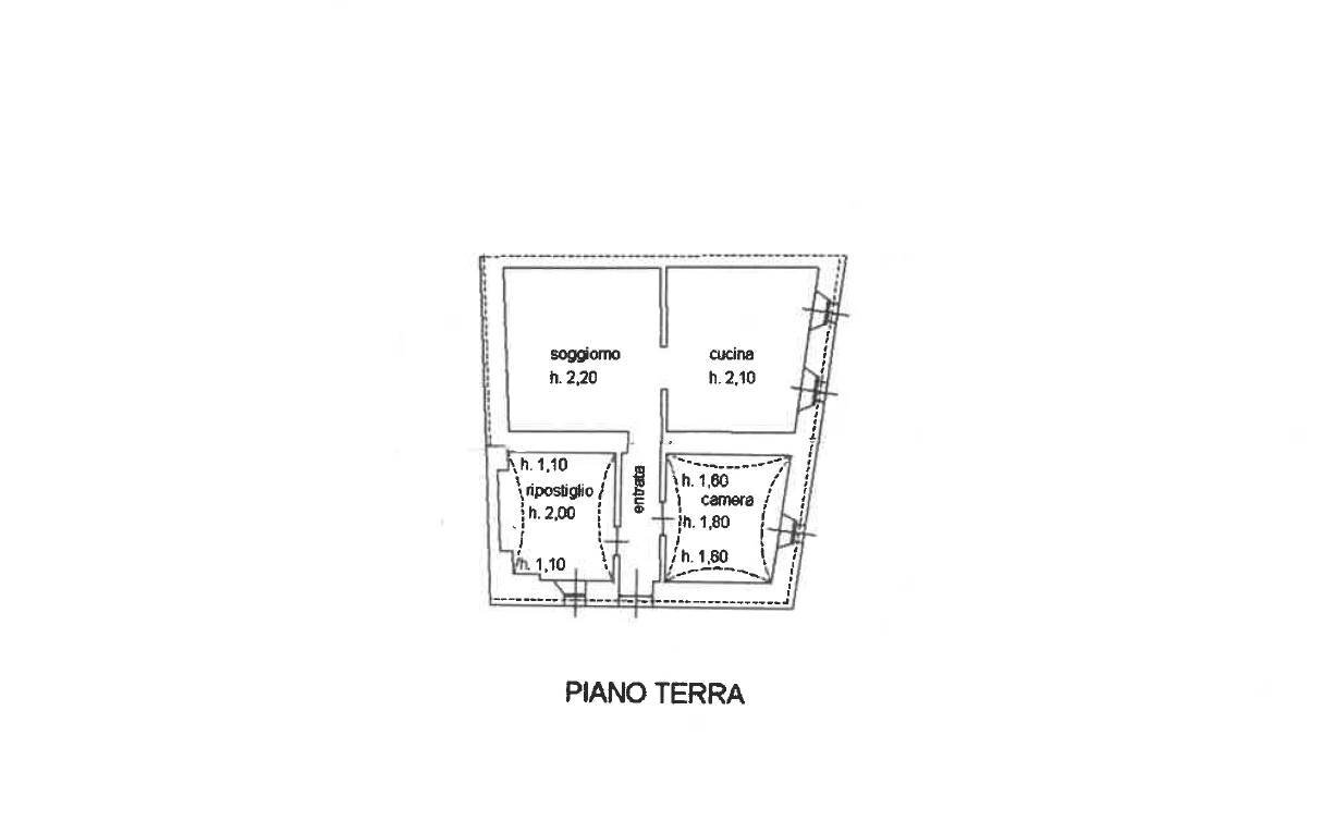 Rustico Frazòione Fey Inferiore 11, Perloz - planimetria 1
