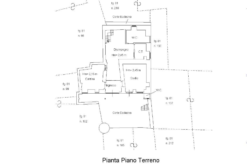 Casa semi indipendente Piazza Renato Ruffinatti, Giaveno - planimetria 1