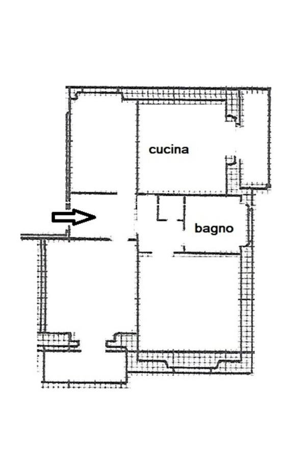 Three-room apartment corso Luigi Andrea Martinetti, 124, Genova (neighborhood Sampierdarena) - floor plans 1
