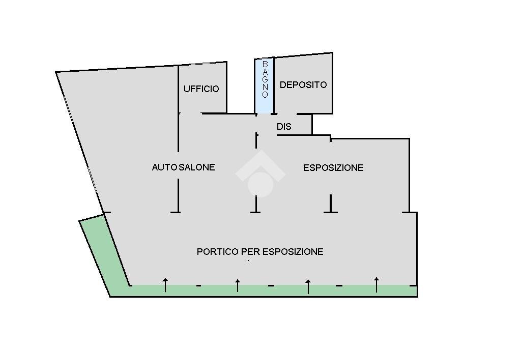 Negozio Negozio Via Ariosto, Masi Torello - planimetria 1