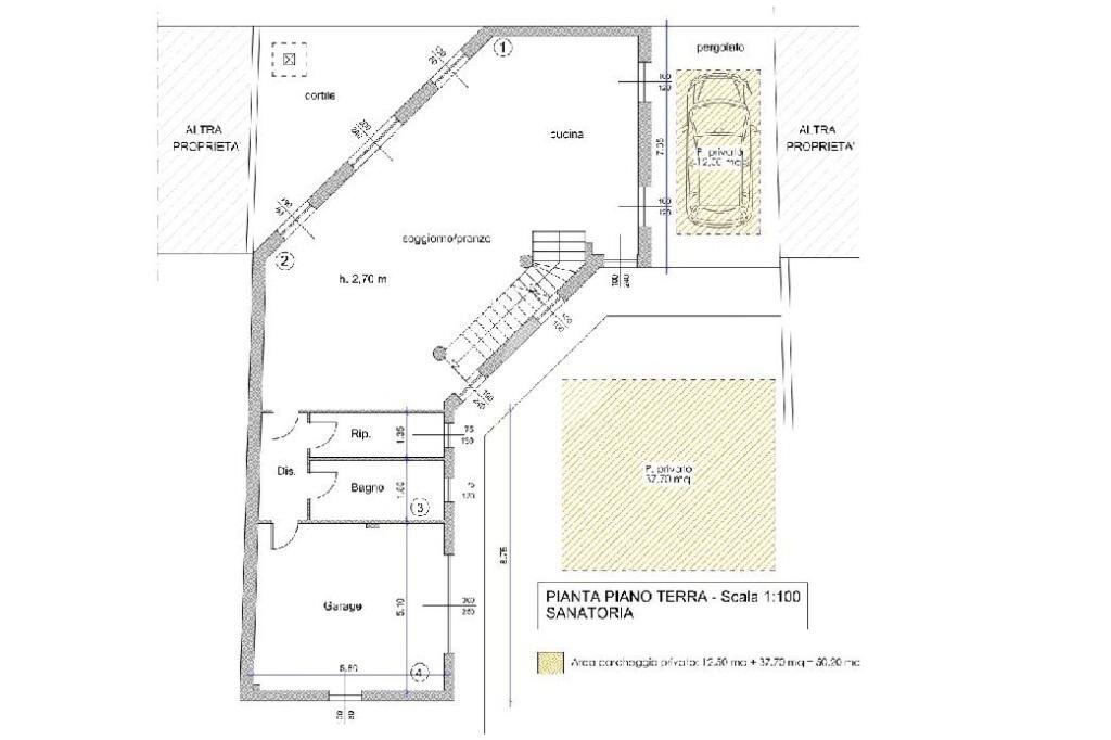 Independent house Frazione Veglia, Cherasco - floor plans 1