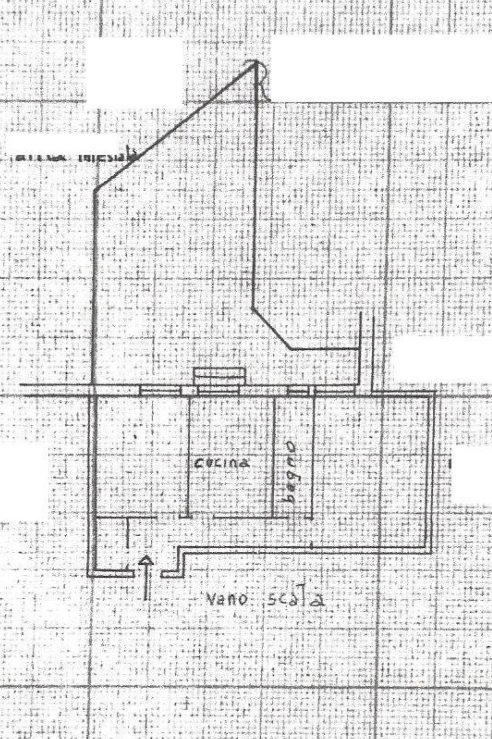 Bilocale via Campomorone, 42, Genova (zona Pontedecimo) - planimetria 1