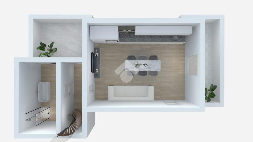 Three-room apartment Via S. Cristoforo, Casorezzo - floor plans 1