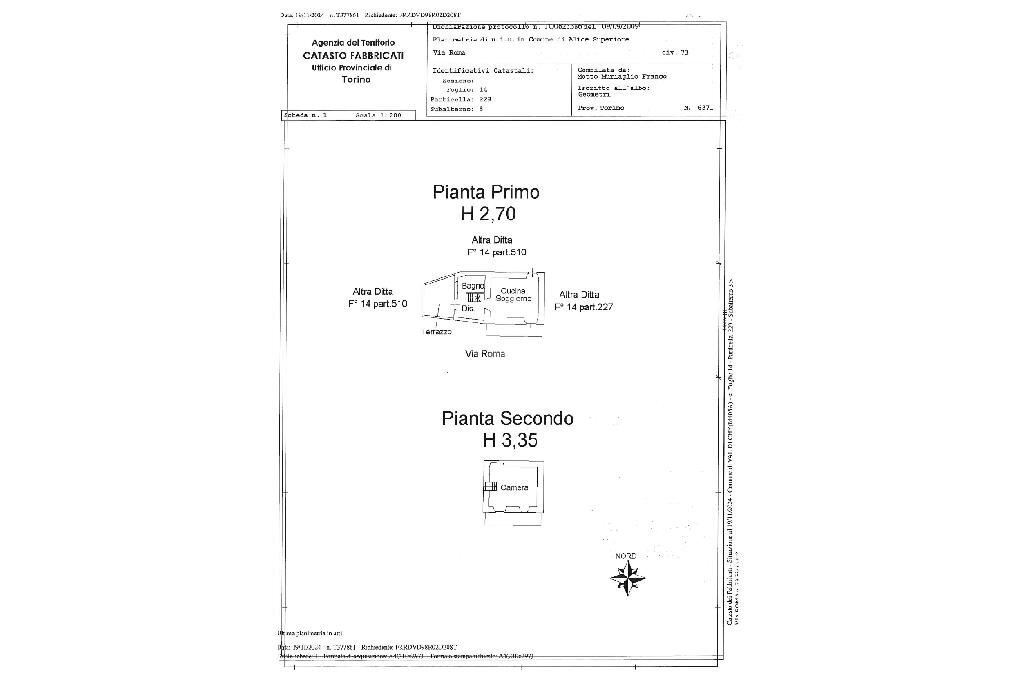 Independent house Via Cavalice, Val di Chy - floor plans 1