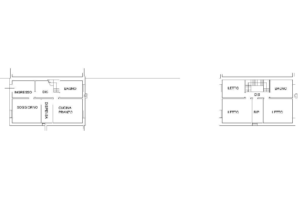 Casa semi indipendente Via abbriane, Concordia sulla Secchia - planimetria 1