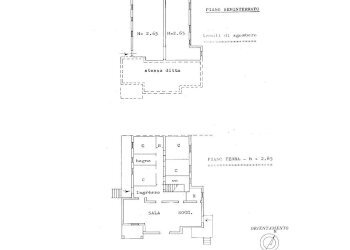 Pianta casa - Villa Bifamiliare Via San Simplicio, n., Sassari - foto 56
