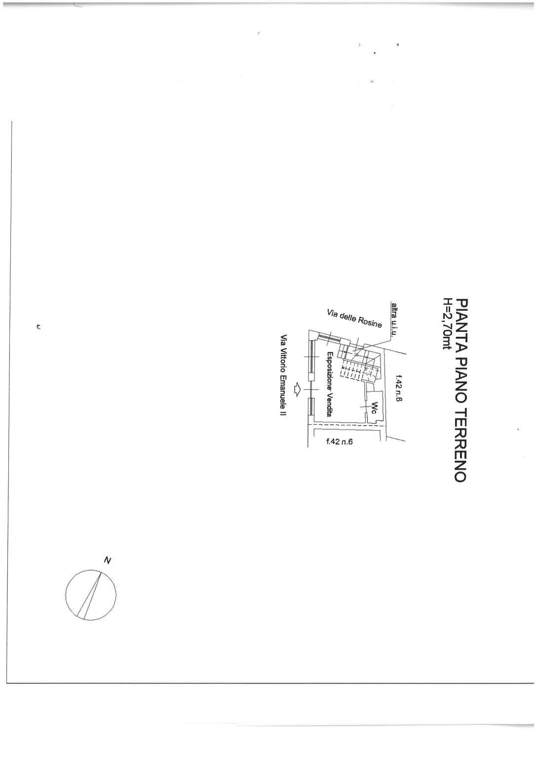 Shop via Vittorio Emanuele II, 83, Chieri - floor plans 1