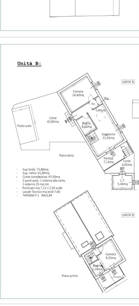 300 (2).jpg - Semi-detached house Via Paterno 28, Sarzana - floor plans 1