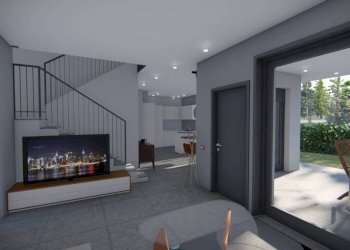 Salone - Villa via Michelangelo Buonarroti, Brebbia - foto 5