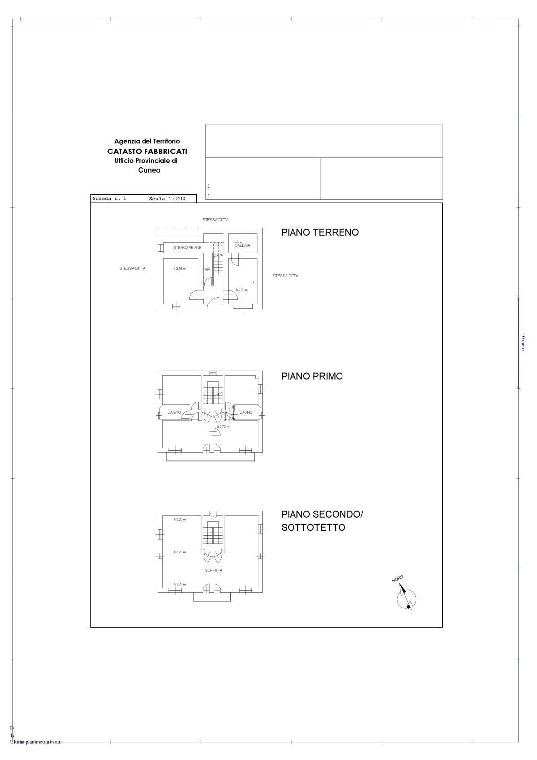 Casa indipendente via Santa Libera, 14, Pamparato - planimetria 1