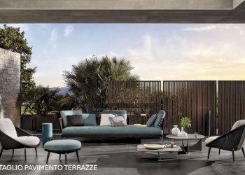 DETTAGLIO PAVIMENTO TERRAZZE  - Trilocale Brescia - foto 26