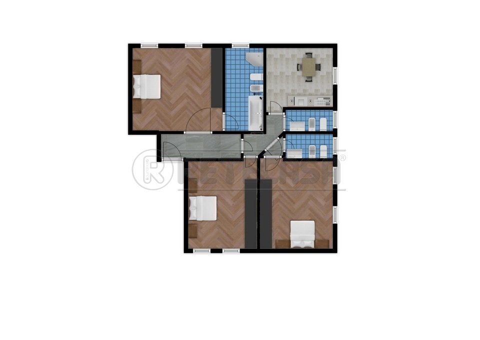 PROGEETTO GRAFICO VIA PERTINI.jpg - Trilocale Via Sandro Pertini 1, Salerno - foto 1