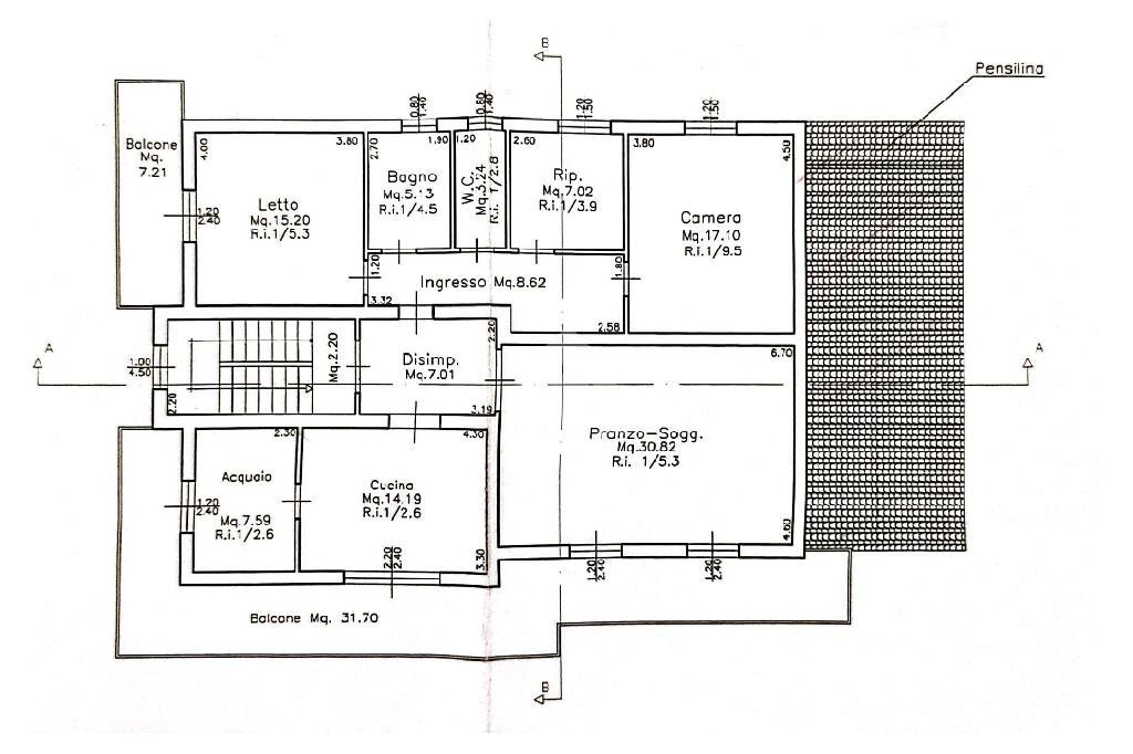Casa indipendente Via selo, Forlì - planimetria 1