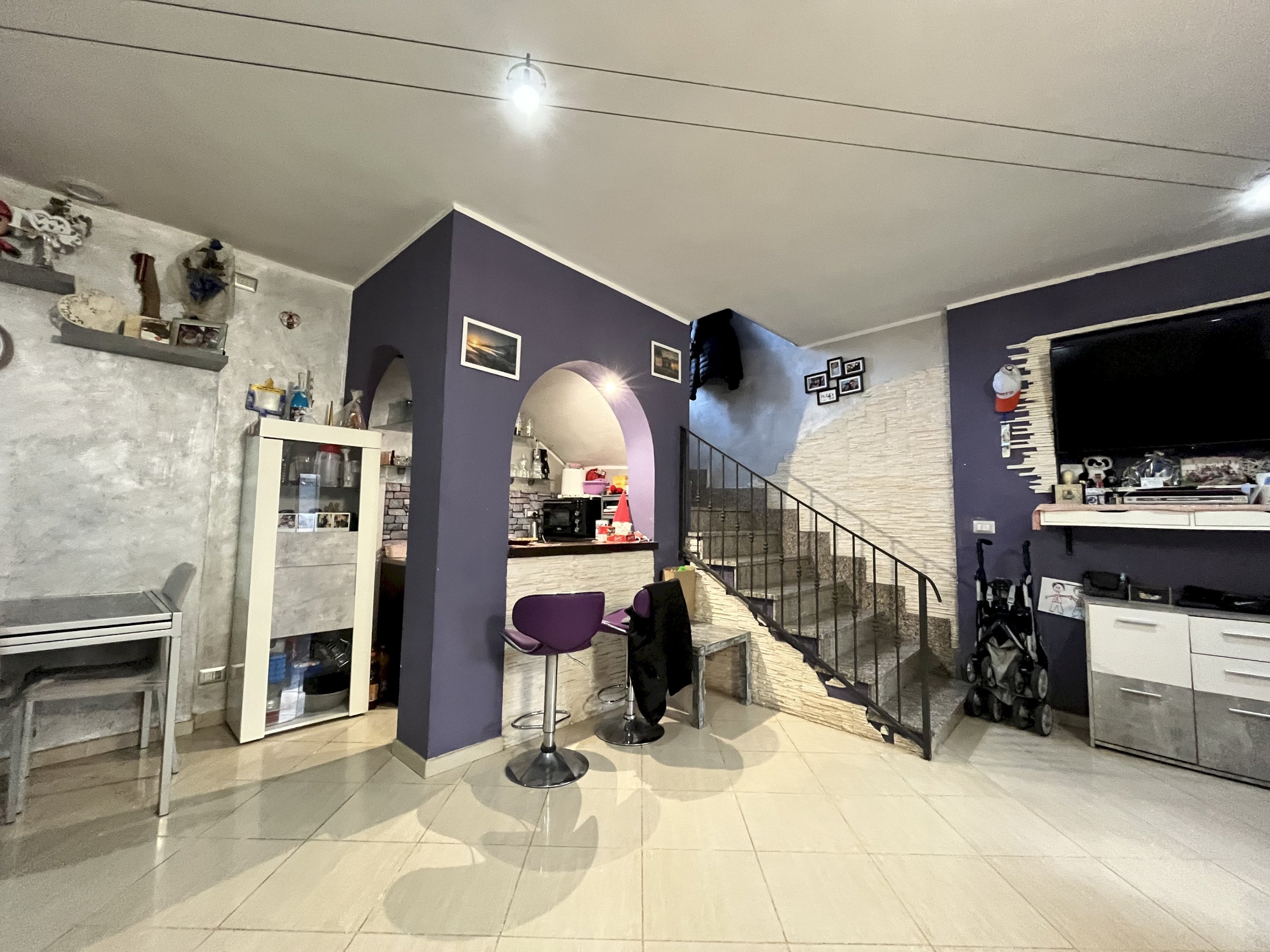 soggiorno - Casa indipendente Via Vittorio Veneto, San Paolo Solbrito - foto 2