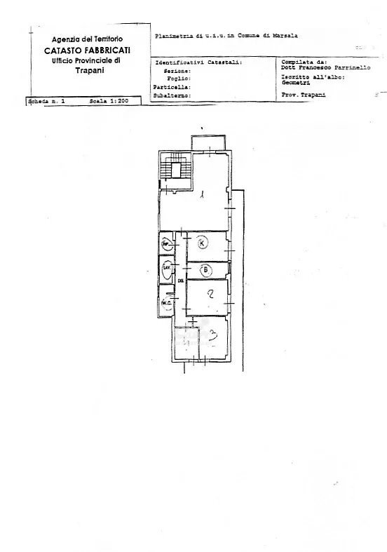 planimetria - Apartment Via delle Sirene, Marsala - photo 1