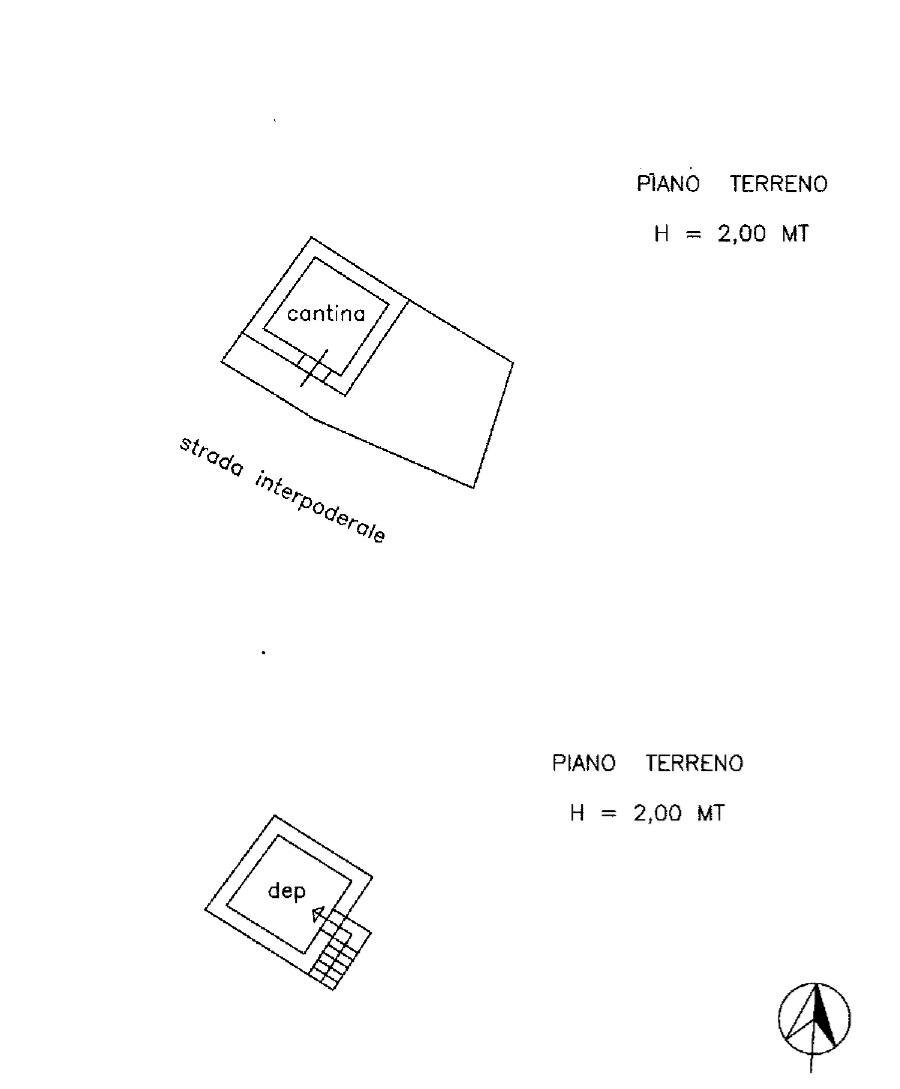 Casa semi indipendente Borgata Croce, 68, Paesana - planimetria 1