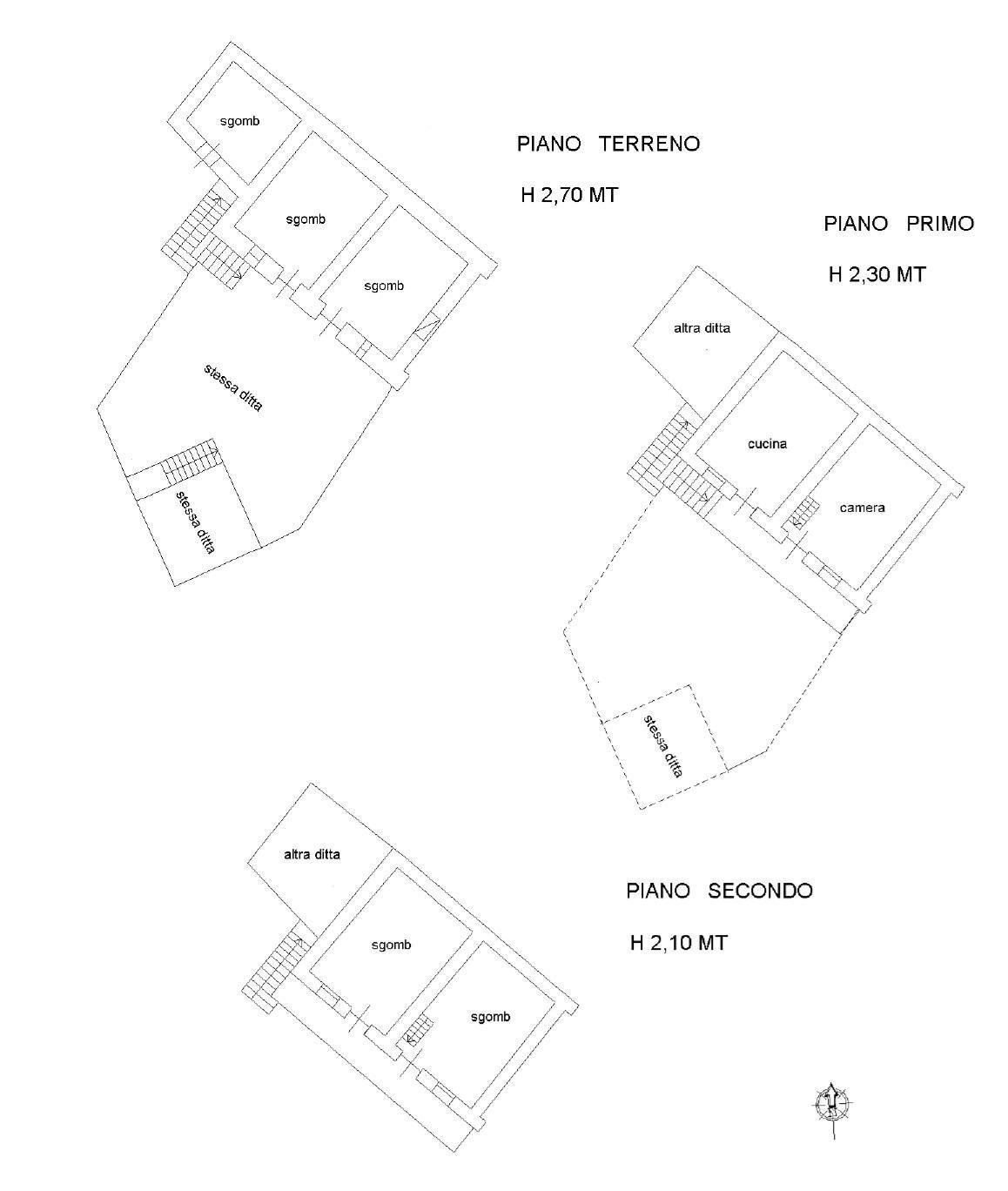 Rustic Borgata Croce, Snc, Paesana - floor plans 1