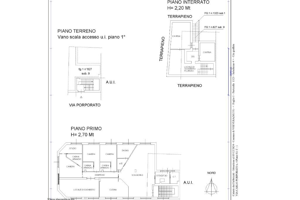 Appartamento Via Porporato, Volvera - planimetria 1
