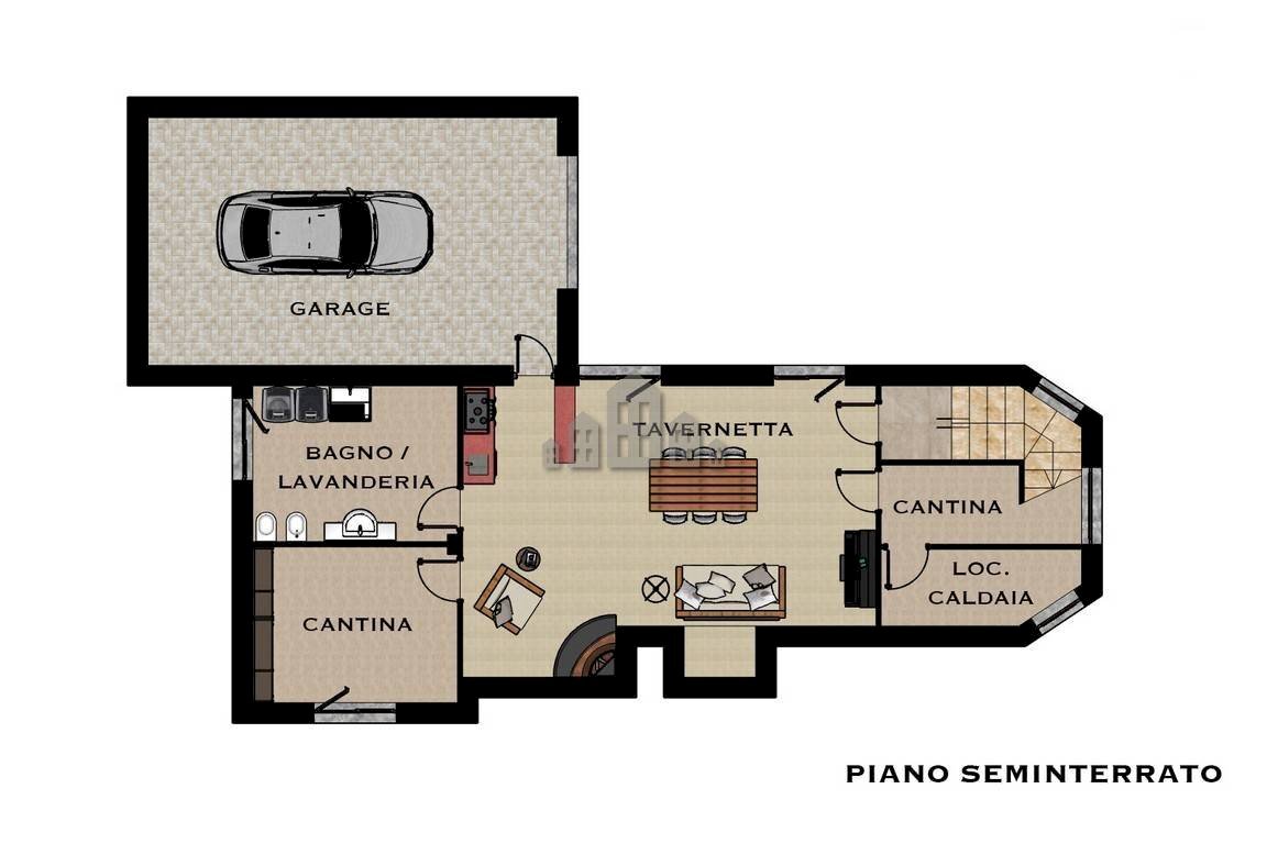Villa via Le Maire, 37, Rivarolo Canavese - planimetria 1
