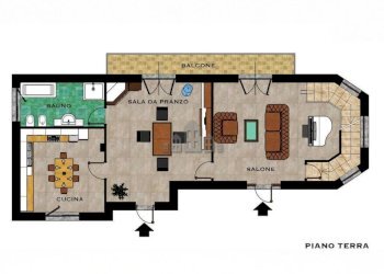 Planimetria - Villa via Le Maire, 37, Rivarolo Canavese - foto 37