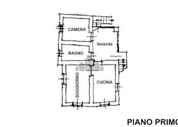 planimetria piano primo - Casa indipendente vicolo Marenco, 6, Val di Chy - foto 31