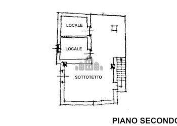 planimetria piano secondo - Casa indipendente vicolo Marenco, 6, Val di Chy - foto 32